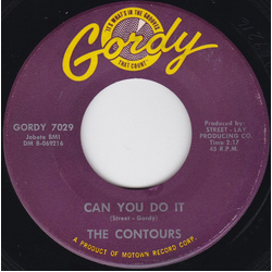 The Contours Can You Do It / I'll Stand By You Vinyl 7" USED