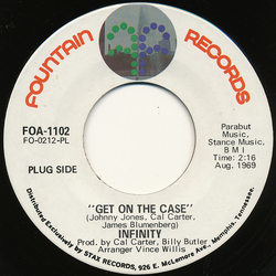 Infinity (13) Get On The Case / Keep It To Yourself Vinyl 7" USED