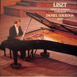 Franz Liszt / Daniel Gourdon Sonate En Si Mineur / Funérailles Vinyl LP USED