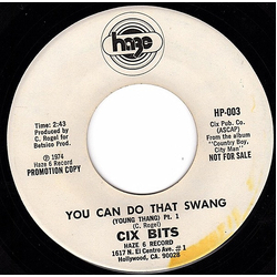 Cix Bits Band You Can Do That Swang (Young Thang) Vinyl 7" USED