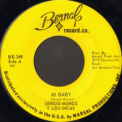 Sergio Munoz (2) / Los Incas (2) Mi Baby Vinyl 7" USED