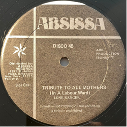 Lone Ranger Tribute To All Mothers (In A Labour Ward) Vinyl 12" USED