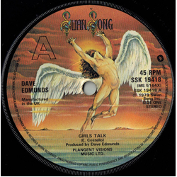 Dave Edmunds Girls Talk Vinyl 7" USED