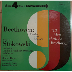 Ludwig van Beethoven / Leopold Stokowski / London Symphony Orchestra / London Symphony Chorus Symphony No. 9 ("Choral") Vinyl LP USED