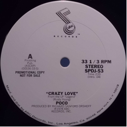 Poco (3) Crazy Love Vinyl 12" USED