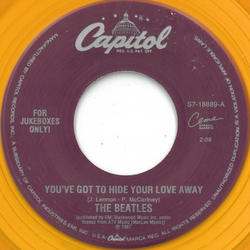 The Beatles You've Got To Hide Your Love Away / I've Just Seen A Face Vinyl 7" USED