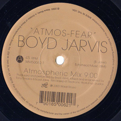Boyd Jarvis Atmos-Fear Vinyl 12" USED