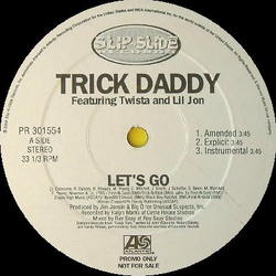 Trick Daddy Let's Go Vinyl 12" USED