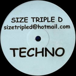 Size Triple D Techno Vinyl 12" USED