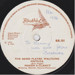 Makem & Clancy The Band Played Waltzing Matilda USED VINYL 7INCH SINGLE