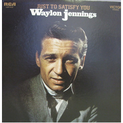 Waylon Jennings Just To Satisfy You Vinyl LP USED