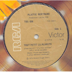Plastic Bertrand Tout Petit La Planete Vinyl 12" USED