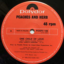 Peaches & Herb Fun Time / One Child Of Love Vinyl 12" USED