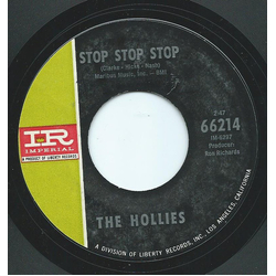 The Hollies Stop Stop Stop Vinyl 7" USED