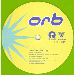 The Orb Towers Of Dub / Blue Room Vinyl 12" USED