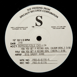 Big Daddy Kane How U Get A Record Deal Vinyl 12" USED