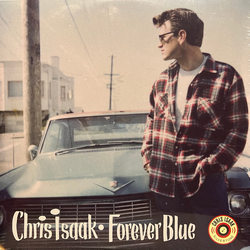 Chris Isaak Forever Blue Vinyl LP USED