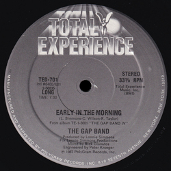 The Gap Band Early In The Morning Vinyl 12" USED
