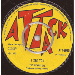 The Henneseys I See You Vinyl 7" USED
