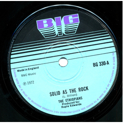 The Ethiopians Solid As A Rock Vinyl 7" USED