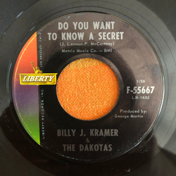 Billy J. Kramer & The Dakotas Do You Want To Know A Secret / Bad To Me Vinyl 7" USED