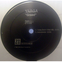 Varga Greed Vinyl 12" USED