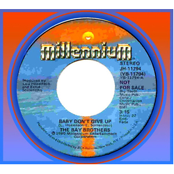 Bay Brothers Baby Don't Give Up Vinyl 7" USED