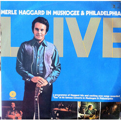 Merle Haggard Live (Merle Haggard In Muskogee & Philadelphia) Vinyl LP USED