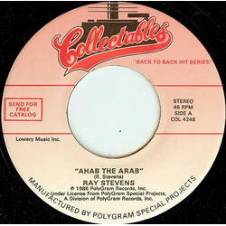 Ray Stevens / Charlie Rich Ahab, The Arab / Mohair Sam USED VINYL 7INCH 45 RPM