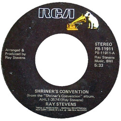 Ray Stevens Shriner's Convention USED VINYL 7INCH 45 RPM STYRENE