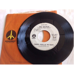 The Velvets Tonight (Could Be The Night) / That Lucky Old Sun (Just Rolls Around Heaven All Day) Vinyl 7" USED