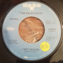 The Beach Boys I Get Around Vinyl 7" USED