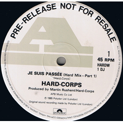 Hard Corps Je Suis Passée Vinyl 12" USED