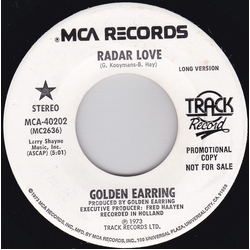 Golden Earring Radar Love Vinyl 7" USED