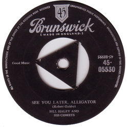 Bill Haley And His Comets See You Later, Alligator Vinyl 7" USED