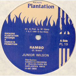 Junior Wilson Rambo / Cassandra Vinyl 12" USED