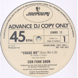 Con Funk Shun Chase Me Vinyl 12" USED