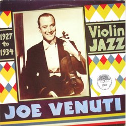Joe Venuti 1927 To 1934 Violin Jazz Vinyl LP USED