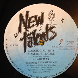 Glady Wax / Twinnie Ranks Angie Girl Vinyl 12" USED
