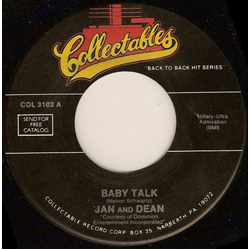 Jan & Dean / Swingin' Medallions Baby Talk / Double Shot Of My Babys Love Vinyl 7" USED