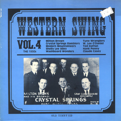 Various Western Swing Vol. 4 (The 1930s) Vinyl LP USED