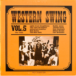 Various Western Swing Vol. 5 (The 1930s) Vinyl LP USED