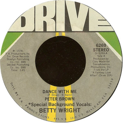 Peter Brown (2) Dance With Me Vinyl 7" USED