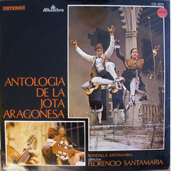 Various / Florencio Santamaria / Rondalla Santamaria Antologia de la Jota Aragonesa Vinyl LP USED
