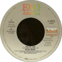 Melba Moore Take My Love Vinyl 7" USED