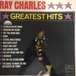 Ray Charles Greatest Hits Vinyl LP USED