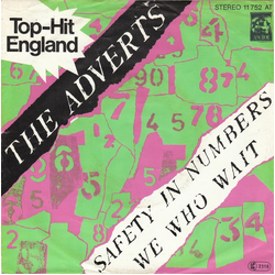 The Adverts Safety In Numbers / We Who Wait Vinyl 7" USED