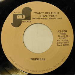The Whispers Can't Help But Love You Vinyl 7" USED