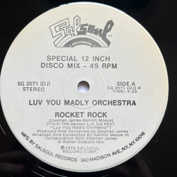 Luv You Madly Orchestra Rocket Rock / Moon Maiden Vinyl 12" USED