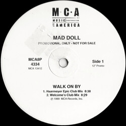 Mad Doll Walk On By USED VINYL 12INCH PROMO 33 S RPM